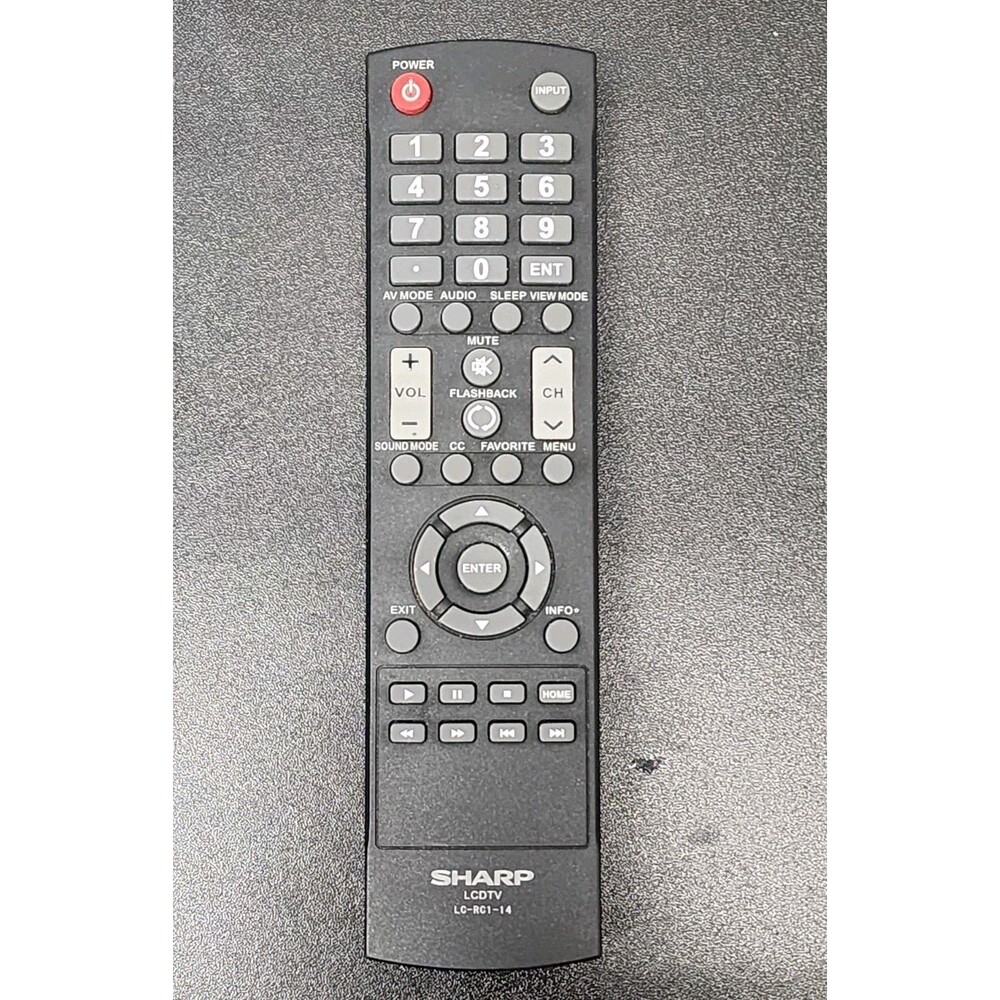 Original New  Sharp LC-RC1-14 TV Remote Control for Sharp LCD/ LED TVs